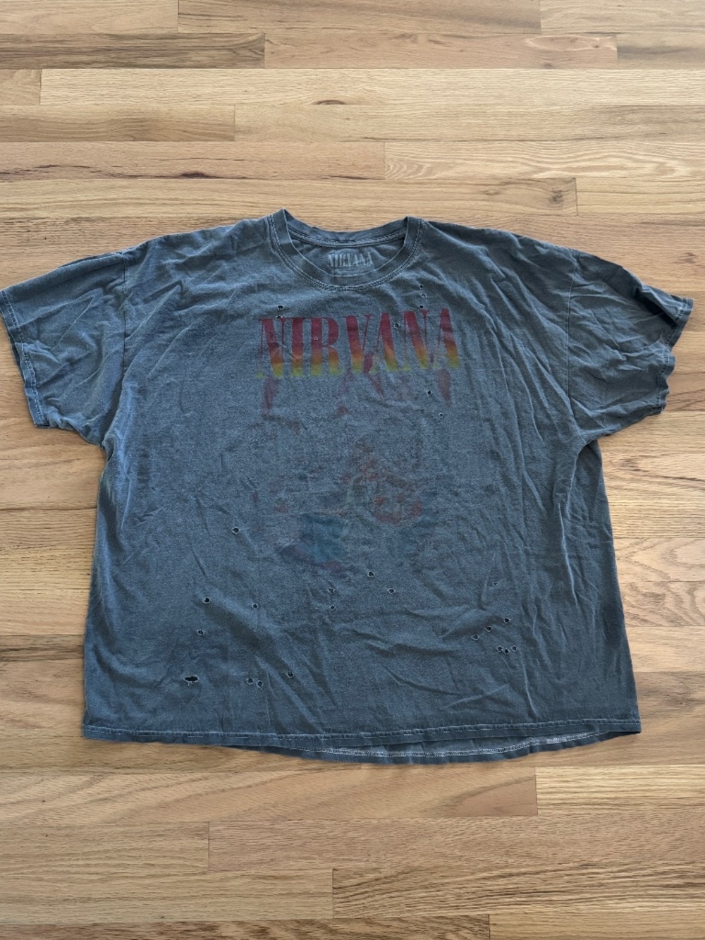 Nirvana Distressed T-shirt